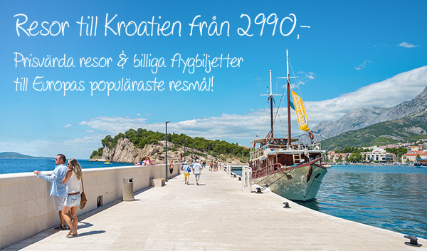 Resor till Kroatien från 2990:-